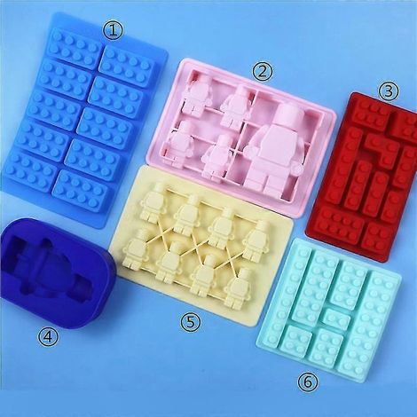 Set mit 6 Silikon-Eiswürfelformen mit Deckeln, wiederverwendbar für den Gefrierschrank, perfekt für Whisky, Cocktails, Getränke und Lebensmittelaufbewahrung. (1/5)