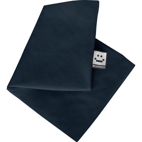 Cojín para palets Polipiel Exterior Azul Oscuro Funda Respaldo Esquina 65x45x25 Sin Relleno Azul Oscuro