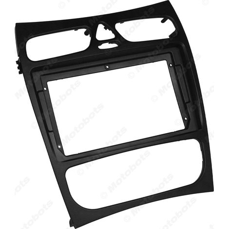 Compatible with 2002-2005 Mercedes-Benz CLK-KLASSE 209 large screen navigation frame audio-visual modification frame panel 9-inch. (1/4)