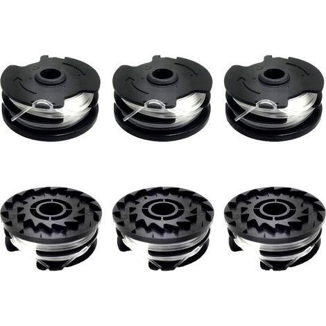 Pack of replacement line spools for LIDL Parkside, replacement spools for LIDL Parkside grass trimmer PRTA 20-Li A1, B2, C3, PRT 550 A1, A3, PRT 300 A1 - 2 x 4 m 1.6 mm (1/4)