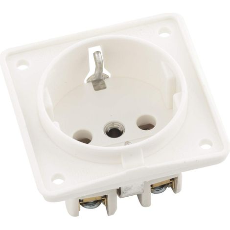 Presa mobile IP44 schuko bianco neve 941852502