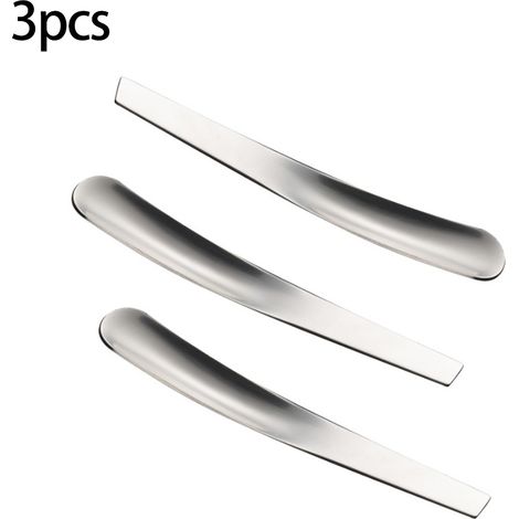 Juego de 3 cucharas para huevos, de acero inoxidable, diseño compacto, para desayuno, cocina y restaurante. (1/5)