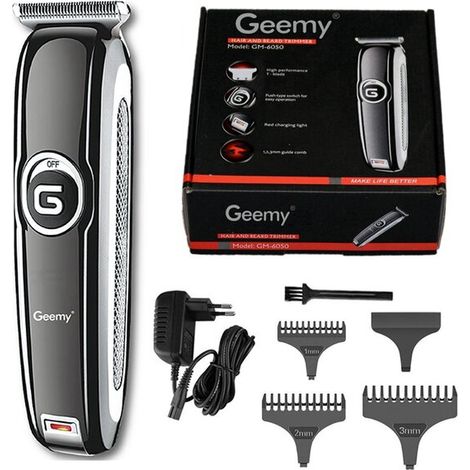 Tondeuse à cheveux professionnelle pour hommes, adaptée à la taille de la barbe et de la moustache.