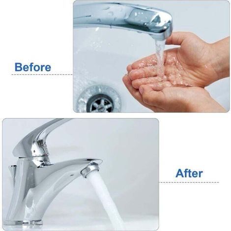 6pcs Faucet Aerators, Faucet Foamers M21.5, Water Saver Bubblers for Kitchen Sink and Bathroom Washbasin Mixer Taps