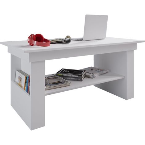 Mesa de café de madera Kobila altura ajustable 52x115x58 - VCM