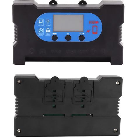 Panneau de contrôleur de Charge solaire 5V avec Charge rapide double Port USB Type C 30A (1/5)