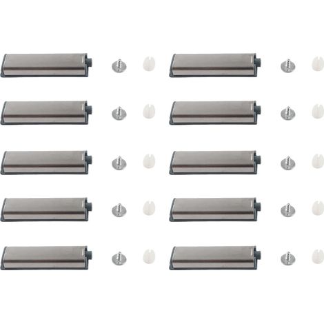 10 pièces de loquet magnétique pour porte d’armoire en acier inoxydable, type tactile, avec rebond réglable (1/5)