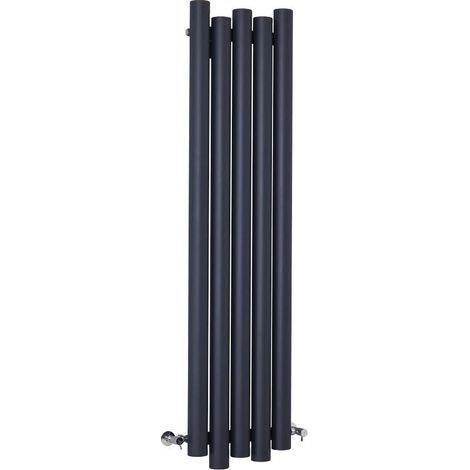 Hudson Reed Laeto – Radiateur Aluminium Design Vertical – Anthracite - 160 x 39 cm