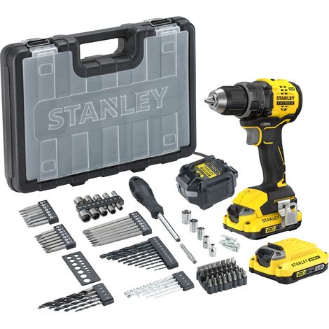Stanley Fatmax SFMCD714D2A Avvitatore BRUSHLESS 18V +2 Batt. + Accessori
