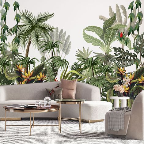 Papier peint panoramique - Forêt tropicale - 130 cm x 87 cm (1/4)