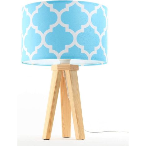 Lampe de chevet classic 040s-005 - Bois clair (1/5)