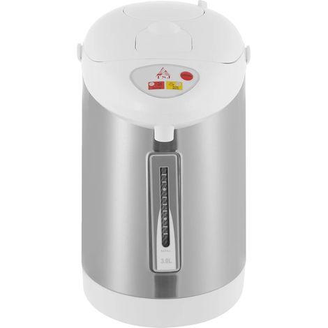 Dispensador eléctrico de agua caliente, capacidad de 3 litros, tecnología de calentamiento eficiente, gris claro. (1/2)