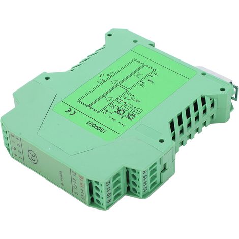 Signalisolator DC 1 Eingang 1 Ausgang Strom-Spannungs-Transmitter Schienenmontage 0‐5V bis 4‐20mA GLG (1/5)
