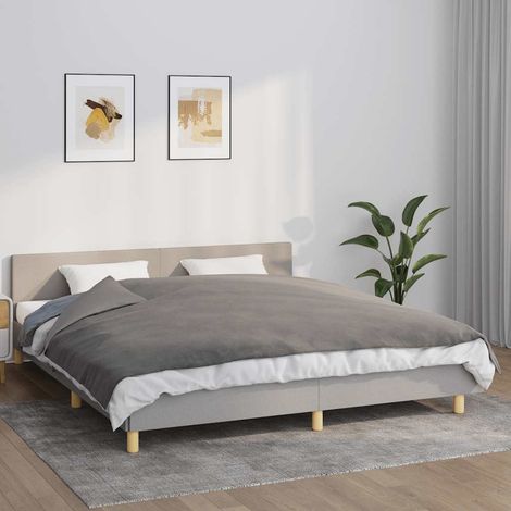 Couverture lestée avec housse grise en coton 155 x 220 cm 11 kg - PANGIVO (1/5)