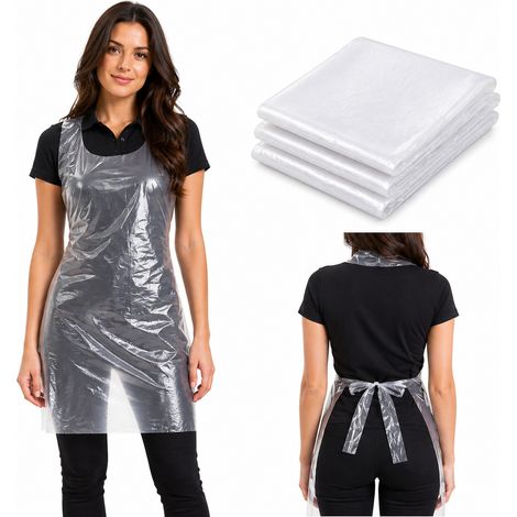 Delantal protector desechable de aluminio para peluquería, universal, 60x95cm (1/4)