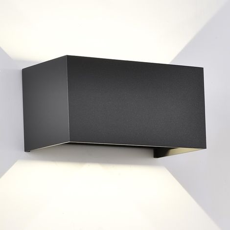 Applique murale exterieure led 24w 2700k ip54 gris fonce - mantra - davos 224682668 224682668 224682668 224682668 224682668 224682668 (1/3)
