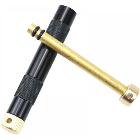 Fire Piston - Brass Fire Starter Tube - Outdoor Emergency Fire Making Tool - Survival Camping Picnic - 1 Piece (1/5)