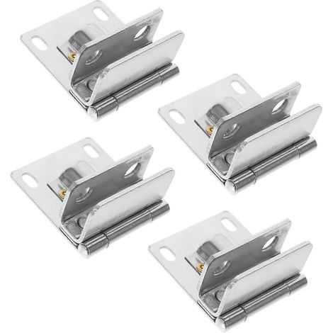 Charnière de douche en acier Gadpiparty (lot de 4) pour porte vitrée sans cadre d'armoire à vin (1/5)