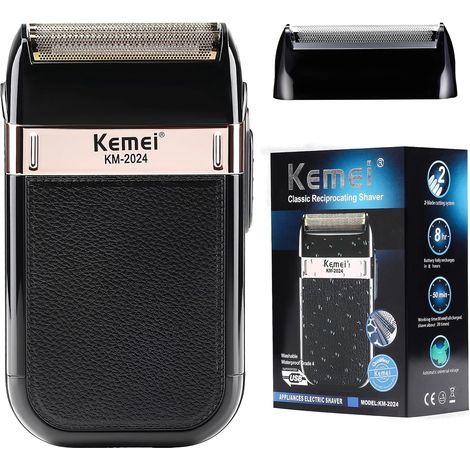 2024 Cordless and Rechargeable Electric Shaver for Men Ideal for Travel, Wet and Dry Shaver, Hair and Beard Trimmer, Gift for Men (1/5)