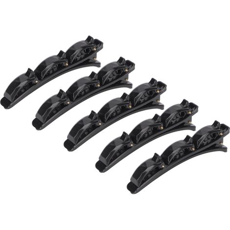 5pinceaux à cheveux tressés ABS légers et portatifs, pinces griffes mode pour filles, lot de 5 (1/5)