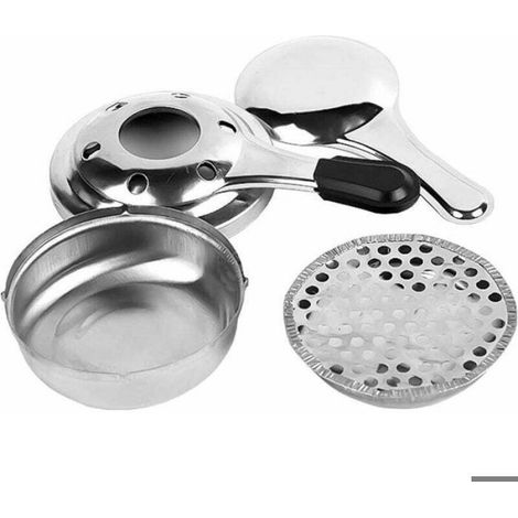 Brûleur Alcool - Acier Inoxydable 15 x 9 x 4,5 cm - Pour Camping Extérieur et Cuisson en Plein Air - 1 Pièce (1/4)