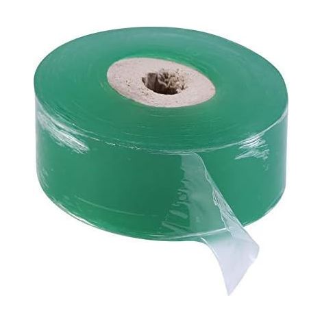 Bande de greffage, Film PE auto-adhésif de 100m de long, Vert, Pour le greffage de plantes, Outils de jardin, Greffe de ruban extensible, Pour greffer un arbre fruitier (1/5)