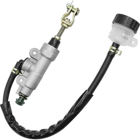 Maître-cylindre de frein arrière pour Suzuki DRZ250 RM65 RM125 RM100 RM250 RMX250, avec réservoir de liquide de frein (axe de 8 mm) 2025
