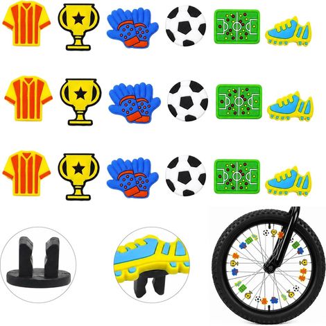 18 Rayon Vélo Réflecteurs, Clips Clignotant Vélo Pour Enfant, Déco Sécuritaire à Clipser (1/5)