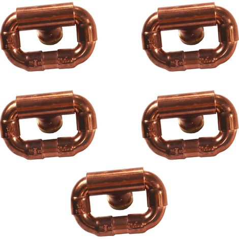 Lot de 5 Boutons mobile en cuivre Ø12 - Arcanaute (1/3)
