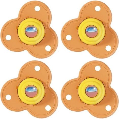 Mini ruedas giratorias, 4 piezas, ruedas giratorias de 360 grados para muebles, polea universal autoadhesiva para cajas de almacenamiento de muebles.