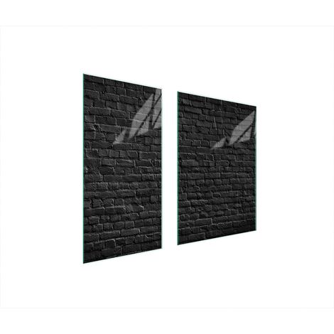 GLASSCHUTZPLATTE 75x52 BRICK