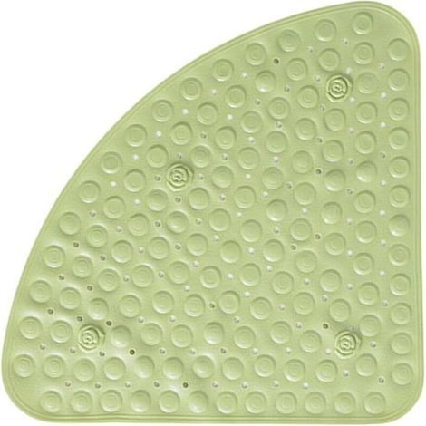 Rutschfeste Dusch-/Badematte 55 x 55 cm, Dreiecksmuster, mit Abflussstopfen (1/5)