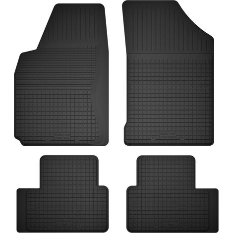 Tapis de sol en caoutchouc, lot de 4, universels pour : Honda Insight II hatchback (2009-2014) (1/5)