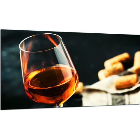 PLAQUE DE PROTECTION EN VERRE POUR CUISINIÈRE 90X52 VIN (1/5)