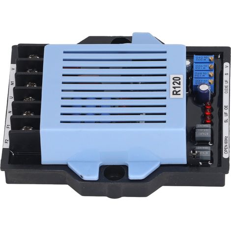 Régulateur de tension automatique sans balais, sans balais, avec indicateur LED, boîtier ABS et protection basse vitesse (carte AVR pour générateur 277 V). (1/5)