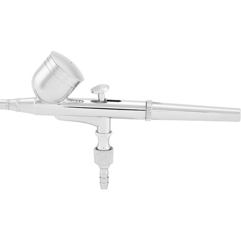 Pistolet Aérographe Double Action 7CC Gravité Kit Pulvérisateur Peinture pour Maquettes, Jouets, Manucure (0,3mm) (1/5)