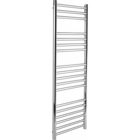Riga Stainless Steel Heated Towel Rail 600 x 1200mm (1/3)
