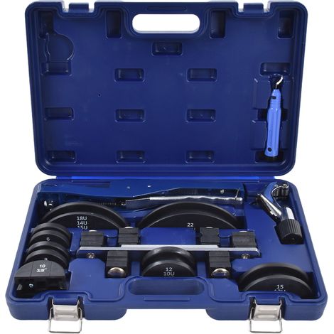 Kit cintreuse manuelle 0-90° à cliquet pour tubes 6-22mm, lot de cintrage pour systèmes pneumatiques (1/5)