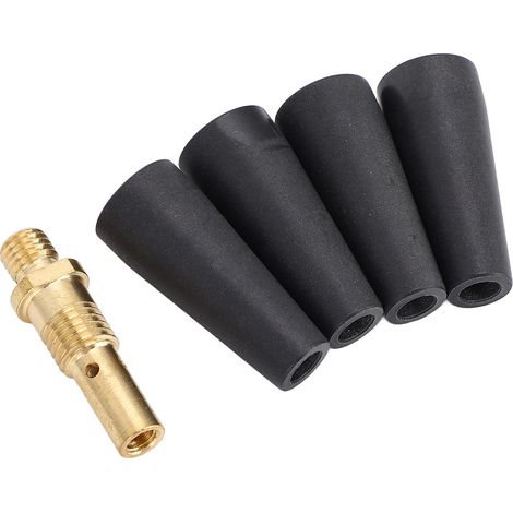 Kit 5 pièces buse sans gaz pour poste à souder, avec diffuseur en laiton, compatible Century FC90 80GL, accessoires de soudage MIG (1/5)