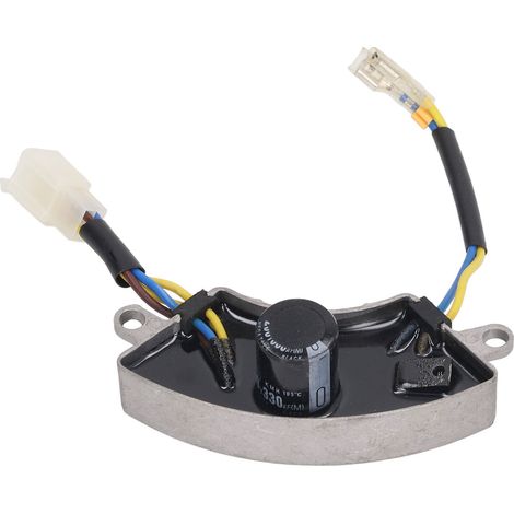 Régulateur AVR 100VDC pour Générateur 2KW, Tension Automatique Monophasé 60‑100VAC 50Hz Réglable (1/5)
