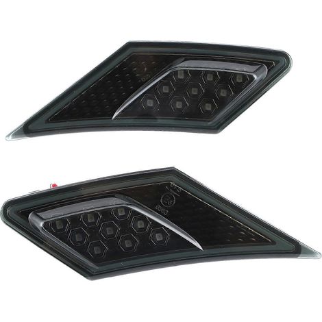 Paire de clignotants latéraux à LED, lentille fumée, compatibles avec Scion FR, Subaru BRz, GT86 1320 YEMAA (1/5)
