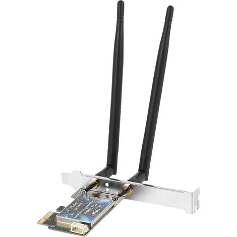 Carte réseau sans fil double bande 2,4 GHz/5 GHz avec Wi-Fi 600 Mbps, Bluetooth 4.2 et interface ANT+. (1/5)