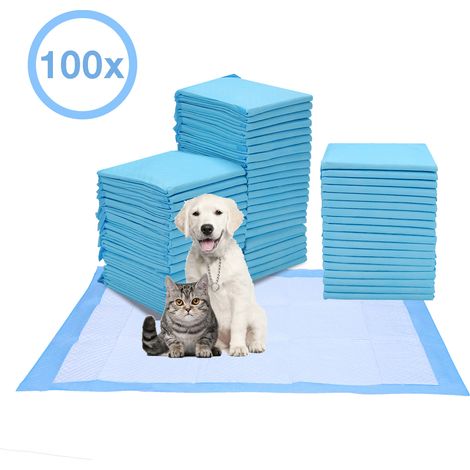 Randaco Welpenunterlagen für Hunde Toilette, saugfähige Hygienematten, wasserdicht, auslaufsicher, 100 pcs 45 x 60 CM