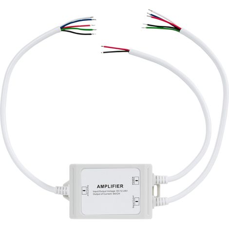 Ripetitore/amplificatore di segnale RGBW - Tenuta stagna 12-24V