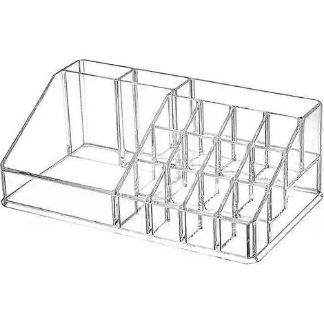 Online Store - Boîte de rangement transparente pour pinceaux de maquillage en acrylique, idéale pour ranger vos pinceaux et accessoires de maquillage. (1/5)