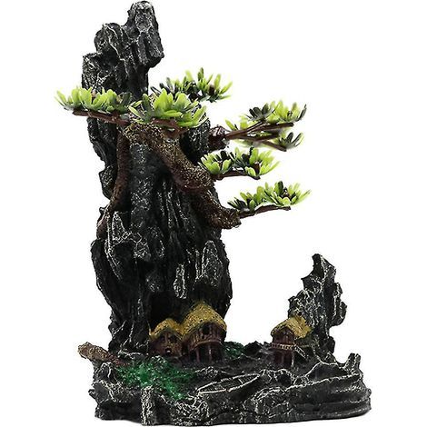 Realistischer Steinunterstand in der Serie „Bergblick“ für kleine und mittelgroße Aquarien (1/4)