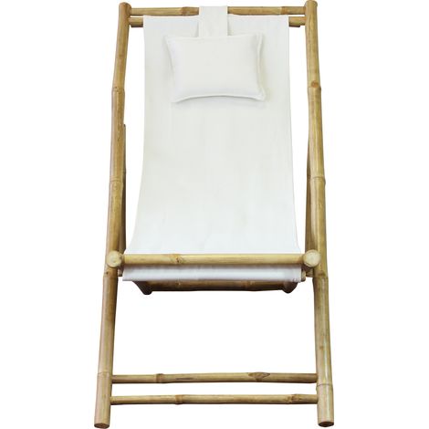 LELLY - sdraio da giardino in bamboo (1/4)