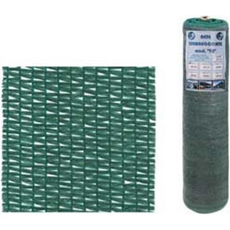 1ROTOLO RETE OMBREGGIANTE 90% VERDE ASOLE RINFORZATE - mt.100x1h.