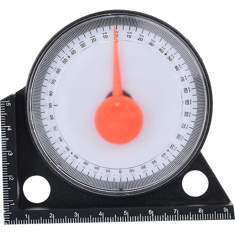 Mini inclinomètre, outil de mesure d'inclinaison, niveau à bulle, rapporteur d'angle, clinomètre avec base magnétique (1/5)