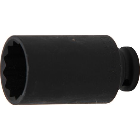 BGS Douille à choc, douze pans 12,5 mm (1/2") 33 mm